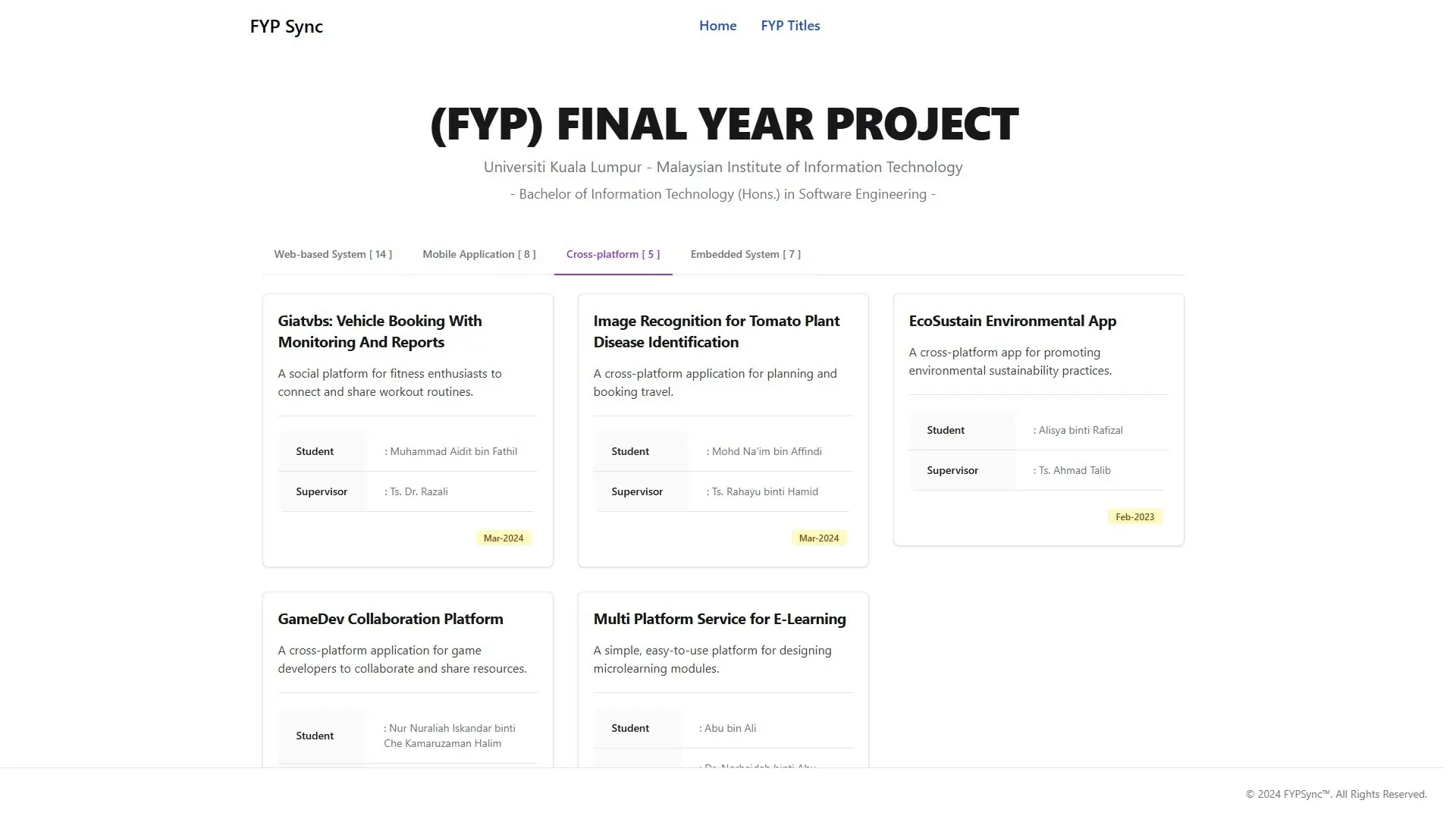 FYP Sync 2